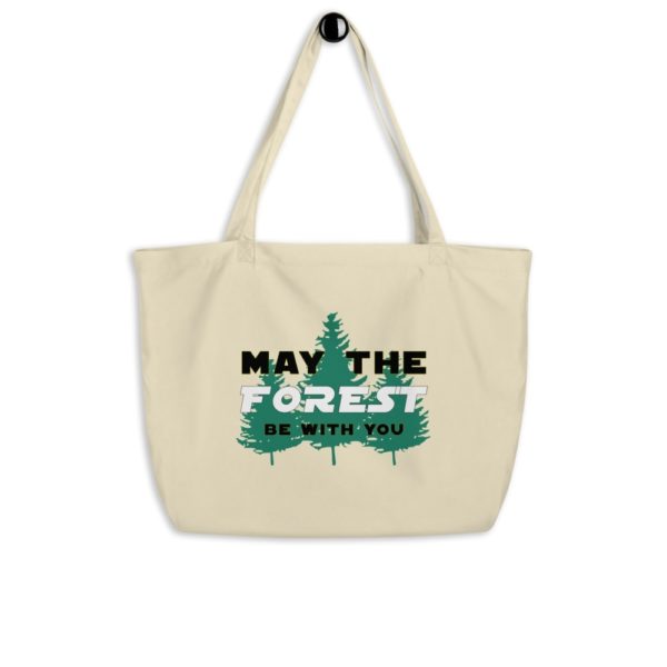 May the Forest Large Organic Tote Bag