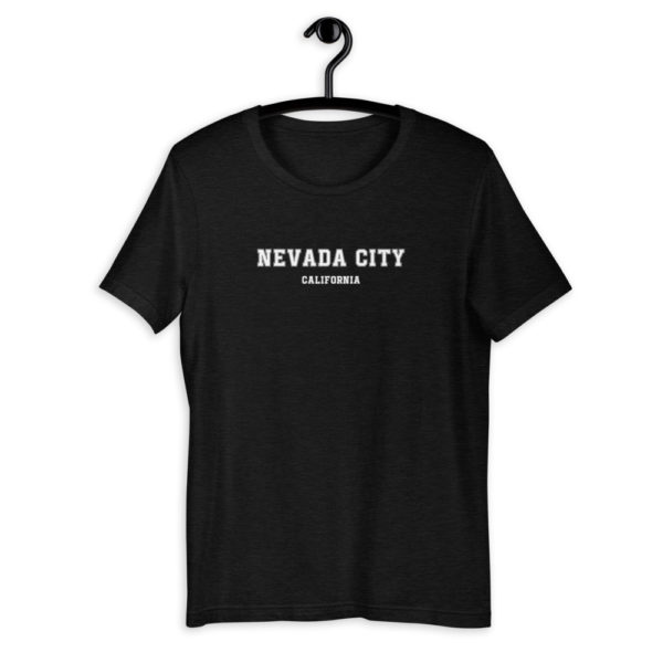 Nevada City Varsity Black T-Shirt - Image 3
