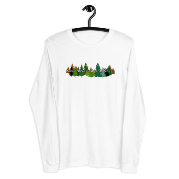 Green Nevada County Long Sleeve Tee