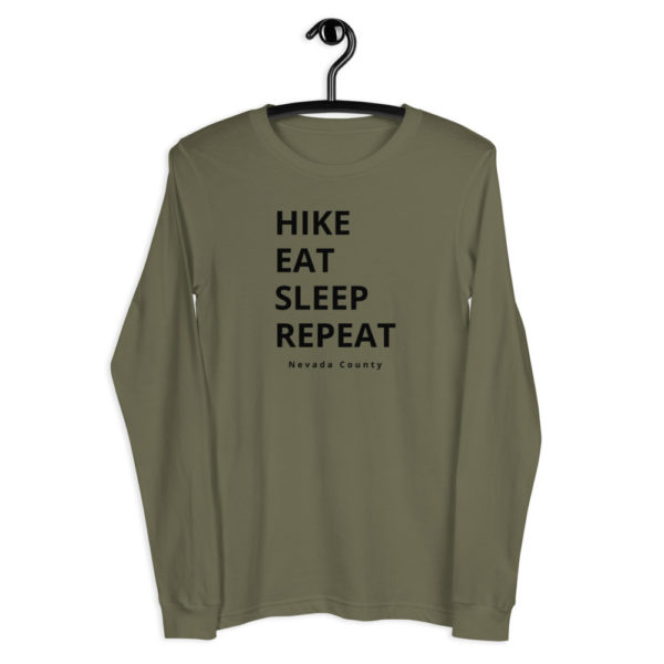 Hike Eat Sleep Repeat Long Sleeve Tee - Image 3