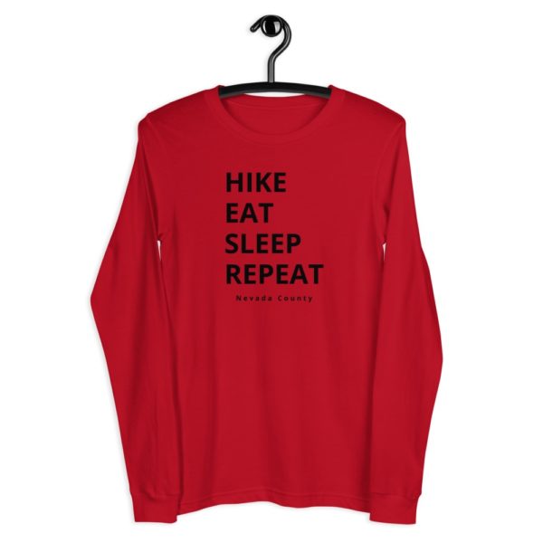 Hike Eat Sleep Repeat Long Sleeve Tee - Image 4