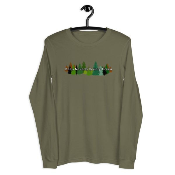 Green Nevada County Long Sleeve Tee - Image 3
