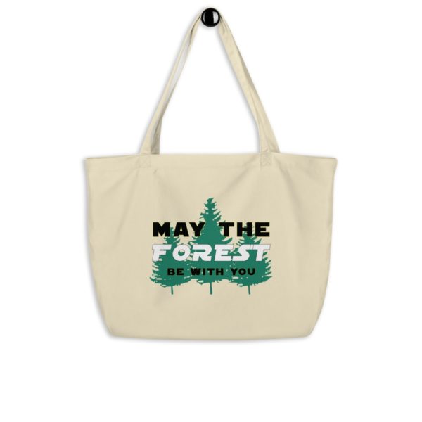 May the Forest Large Organic Tote Bag - Image 2