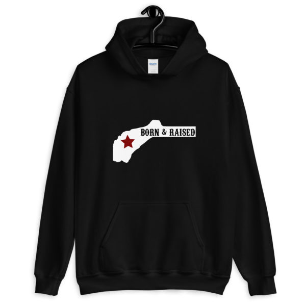 Nevada County Born and Raised Hoodie