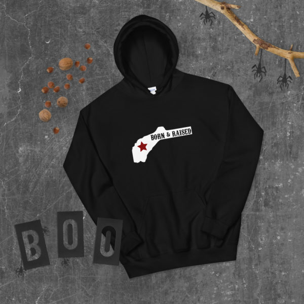 Nevada County Born and Raised Hoodie - Image 2