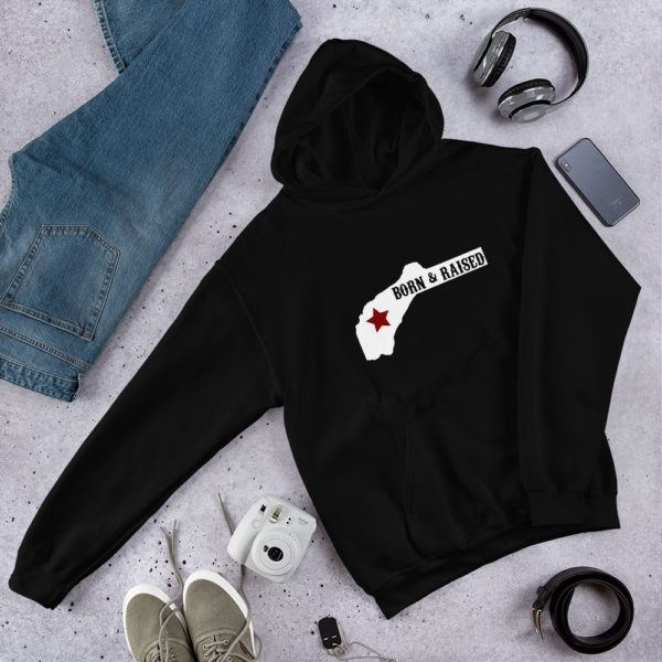 Nevada County Born and Raised Hoodie - Image 3