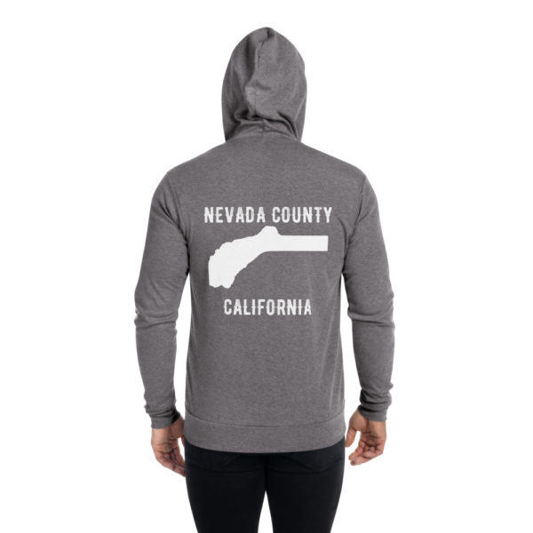 Nevada County Zip Hoodie Light Weight - Image 3
