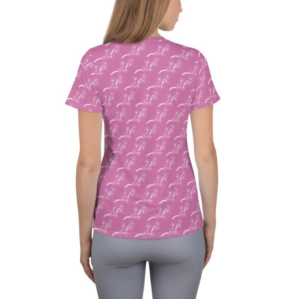 Blossoms Women's Athletic T-shirt - Image 2