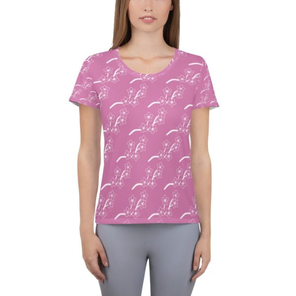 Blossoms Women's Athletic T-shirt