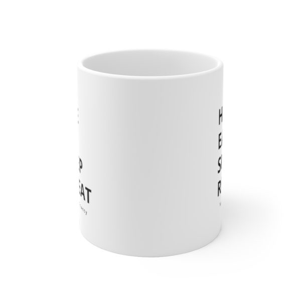 Hike Repeat White Ceramic Mug - Image 2