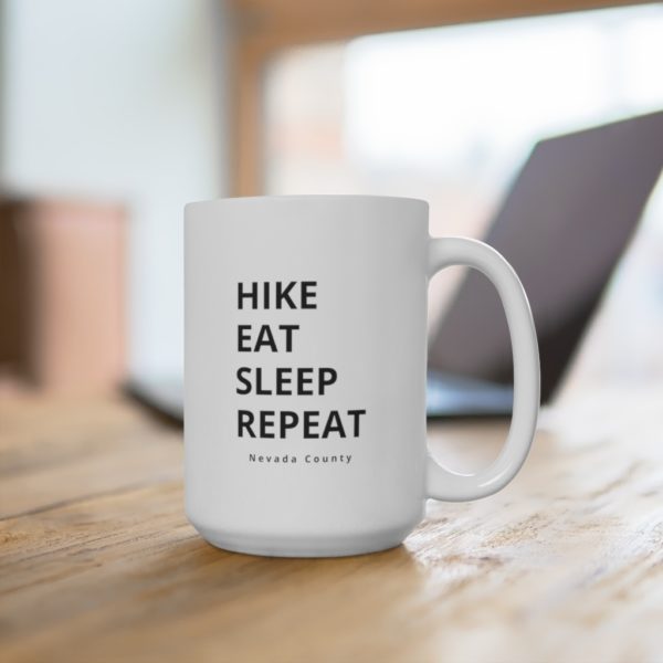 Hike Repeat White Ceramic Mug - Image 8