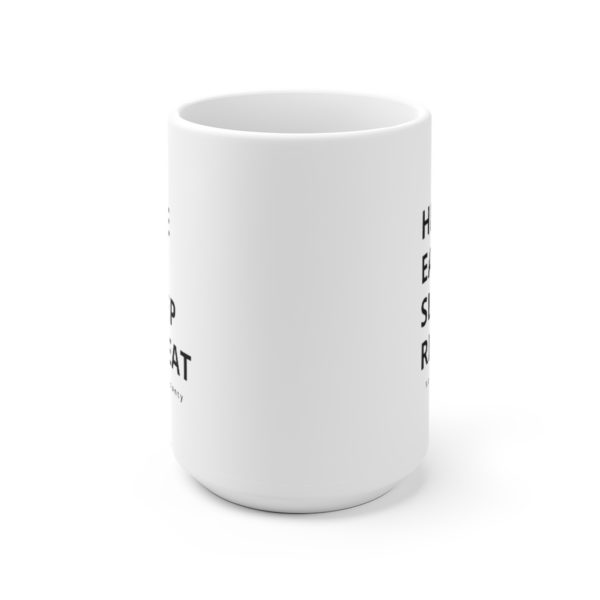 Hike Repeat White Ceramic Mug - Image 5
