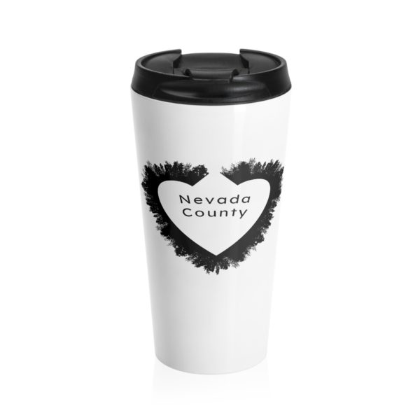 Heart Stainless Steel Travel Mug - Image 2