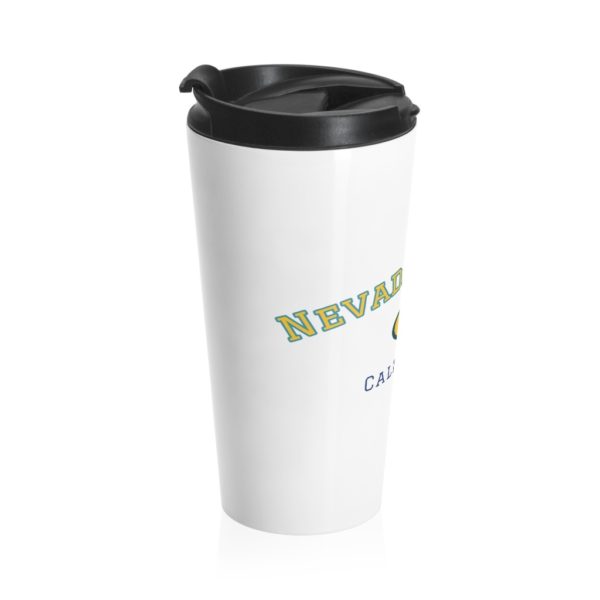 Yellow Est 1851 Stainless Steel Travel Mug - Image 4