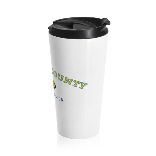 Yellow Est 1851 Stainless Steel Travel Mug - Image 5