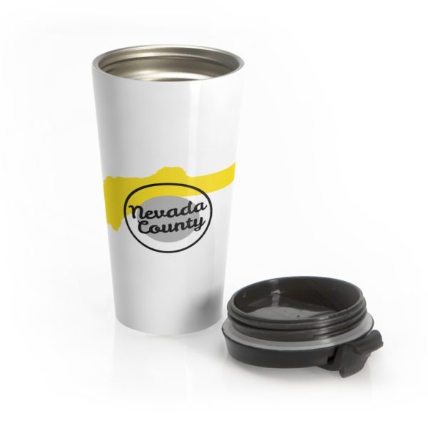 NC Logo Stainless Steel Travel Mug