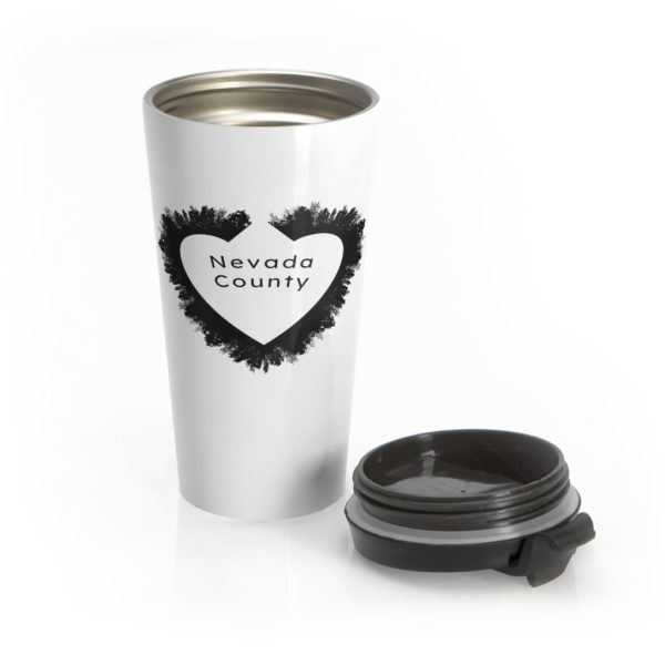 Heart Stainless Steel Travel Mug