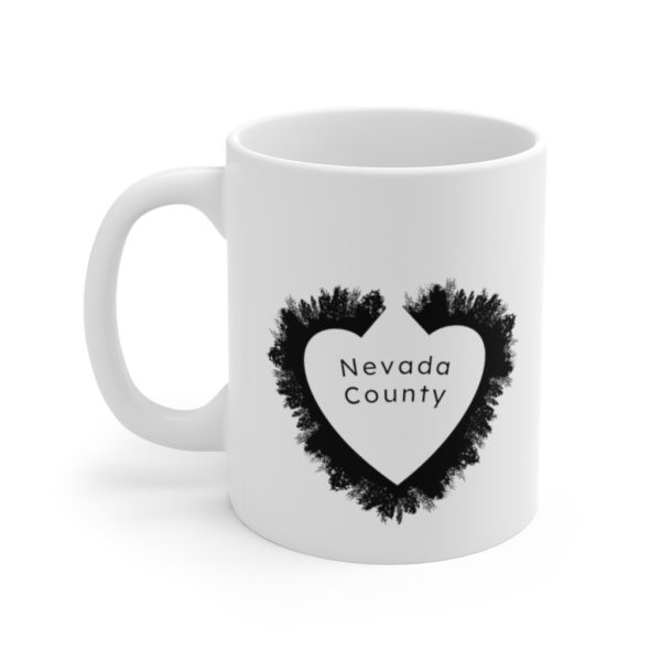 Heart NC White Ceramic Mug