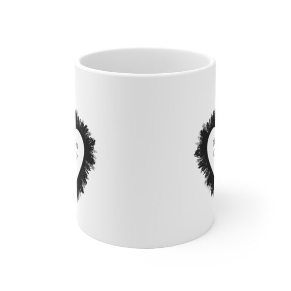 Heart NC White Ceramic Mug - Image 2