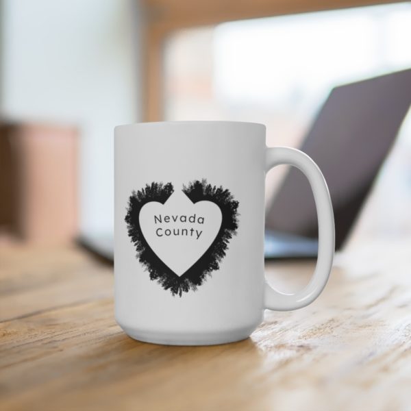 Heart NC White Ceramic Mug - Image 8