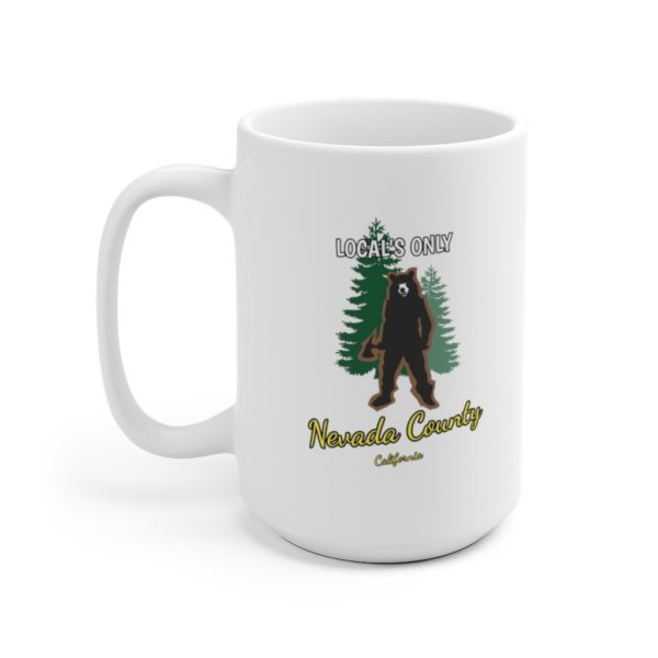 Local's Only White Ceramic Mug